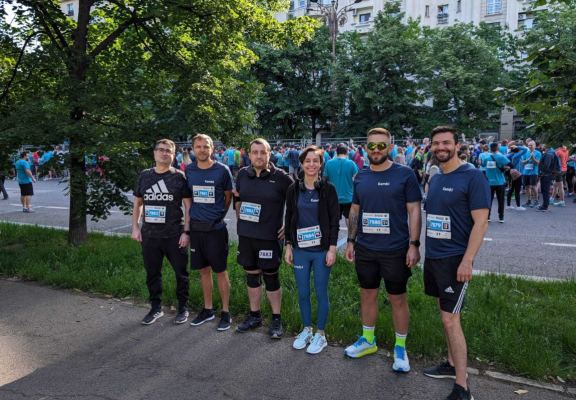 Kambi runners @ Bucharest Half Marathon 2024