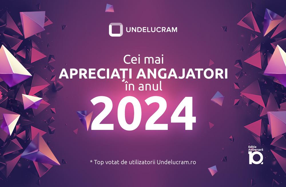 Topul Angajatorilor 2024 | Cele mai îndrăgite companii la care să aplici în 2025